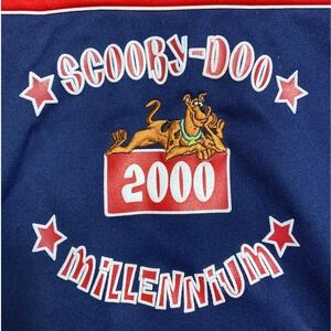 Y2K Scooby Doo Cartoon Network Hooded Dress 3/4 Sleeve Red Blue Girls Size 14 16